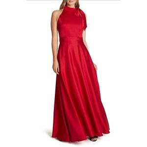 NWT Tahari‎ Arthur S Levine Maxi Dress in Red Brick Size 12